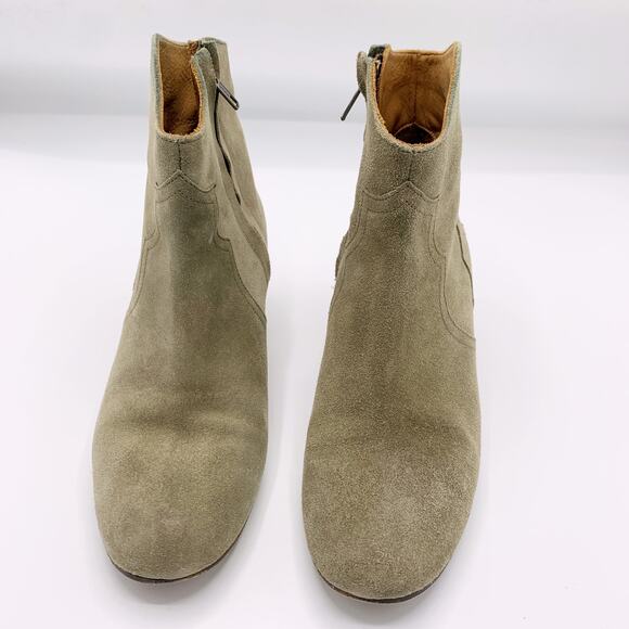 Isabel Marant Etoile Dicker Suede Leather Boots - Picture 6 of 13